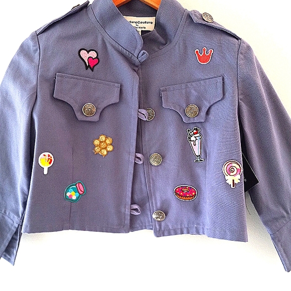 Tween Girls Cropped Jacket - Picture 2 of 6